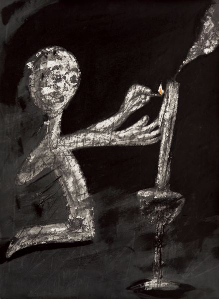 [2007] Childhood, Acrylic Ink on paper, 108x78cm